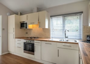 Fridge, oven, stovetop, toaster