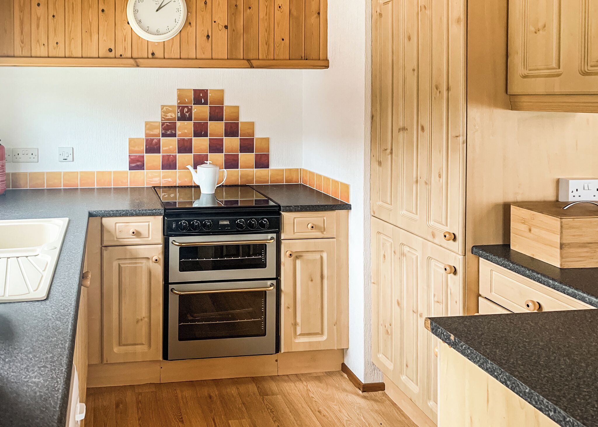 Fridge, oven, stovetop, toaster