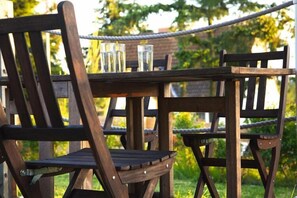 Outdoor dining - Sonniges Ferienhaus in Bansin (Bansin)