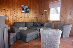 Smart TV, chimenea y reproductor de DVD 