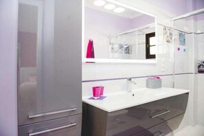 Shower, hair dryer