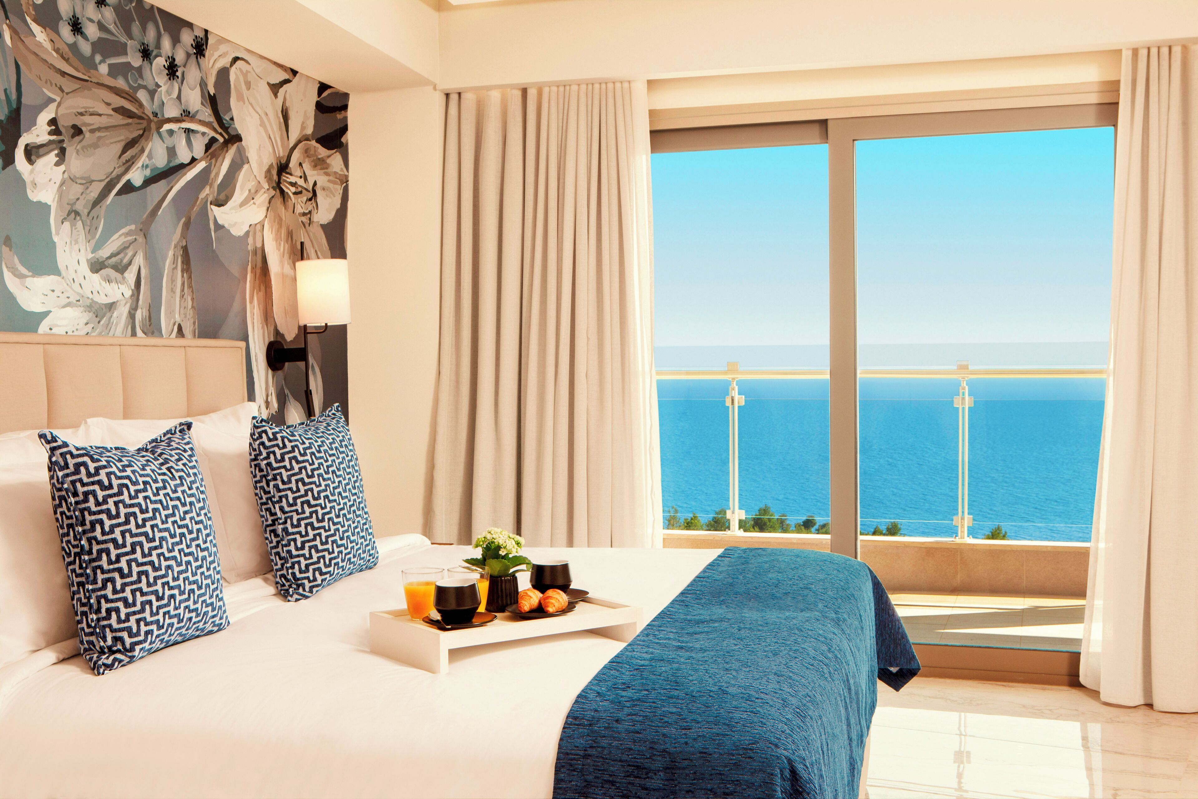 Executive Suite, Sea View | Cadar kapas Mesir, peralatan tempat tidur premium, busa memori 