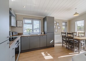 Fridge, oven, stovetop, toaster