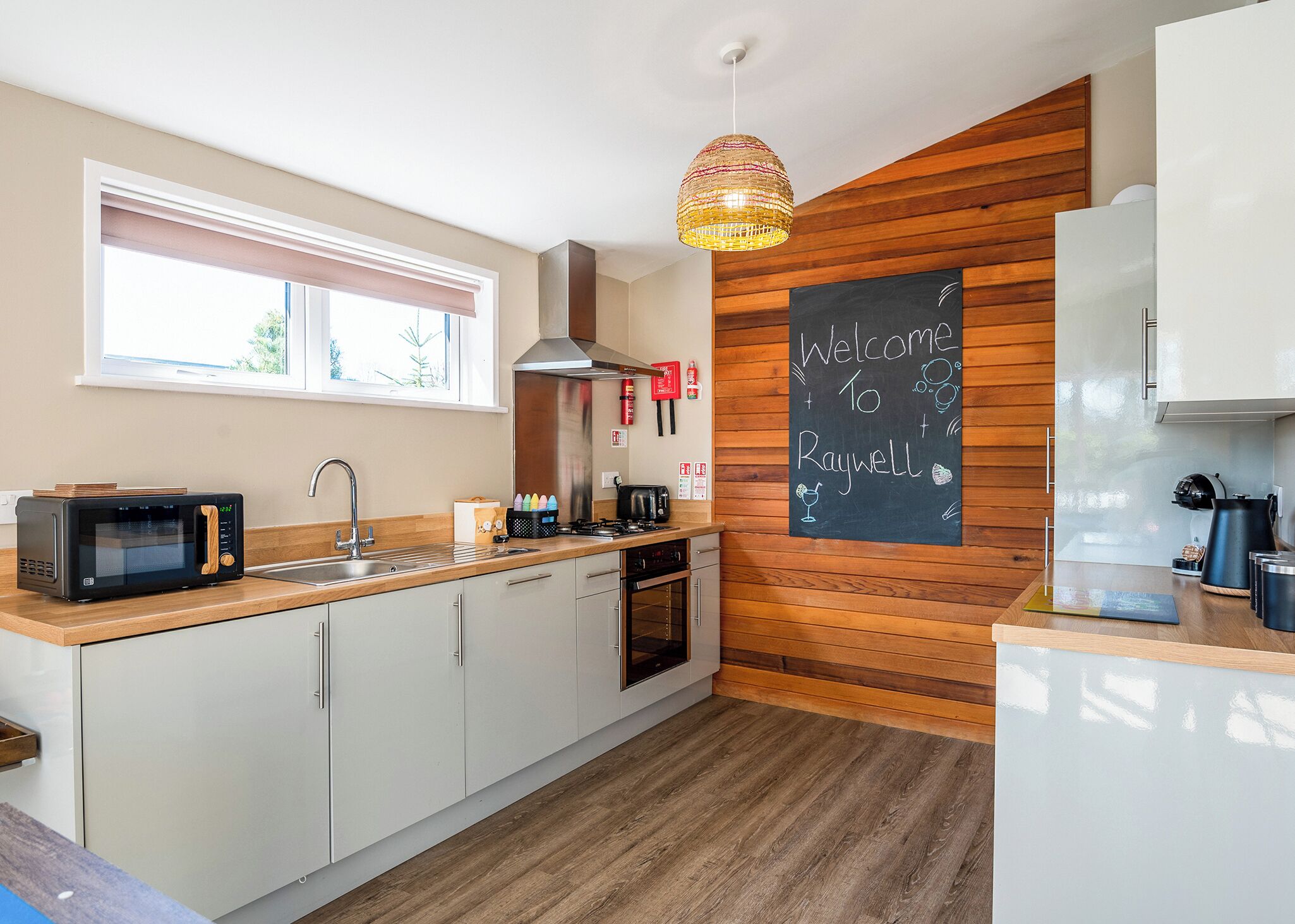 Fridge, oven, stovetop, toaster