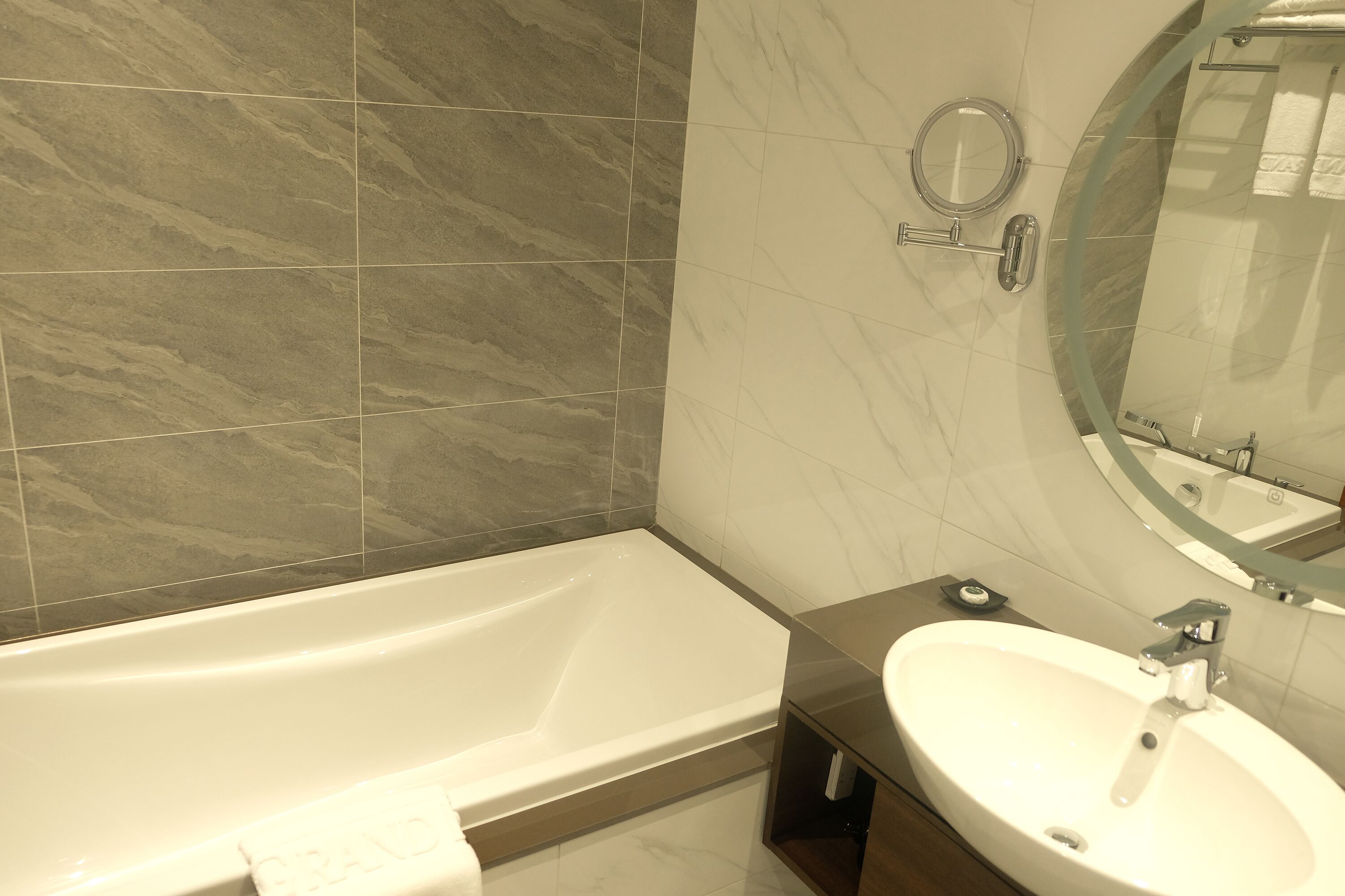 Premium | Bathroom | Hair dryer, bathrobes, slippers, towels
