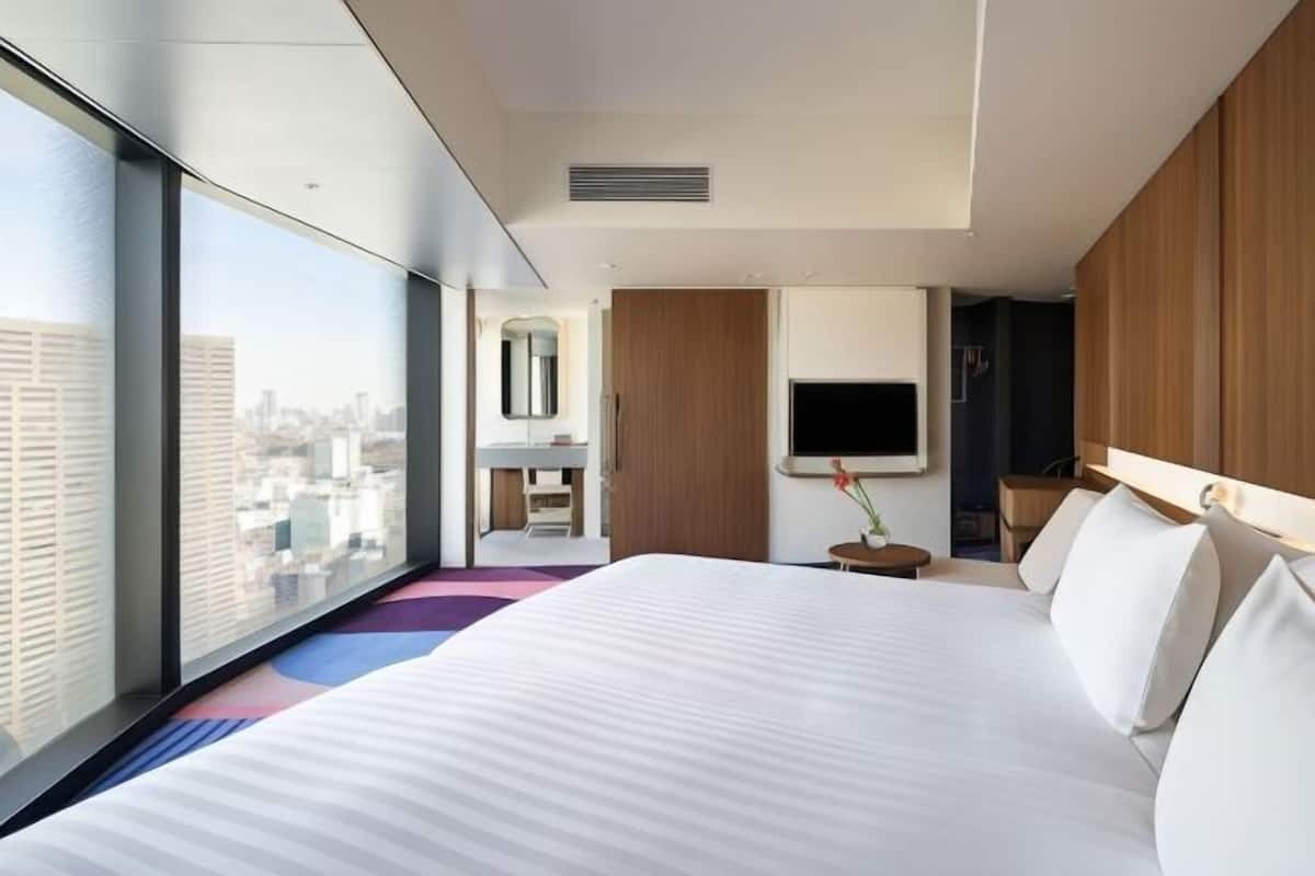 1 camera, biancheria da letto ipoallergenica, una cassaforte in camera