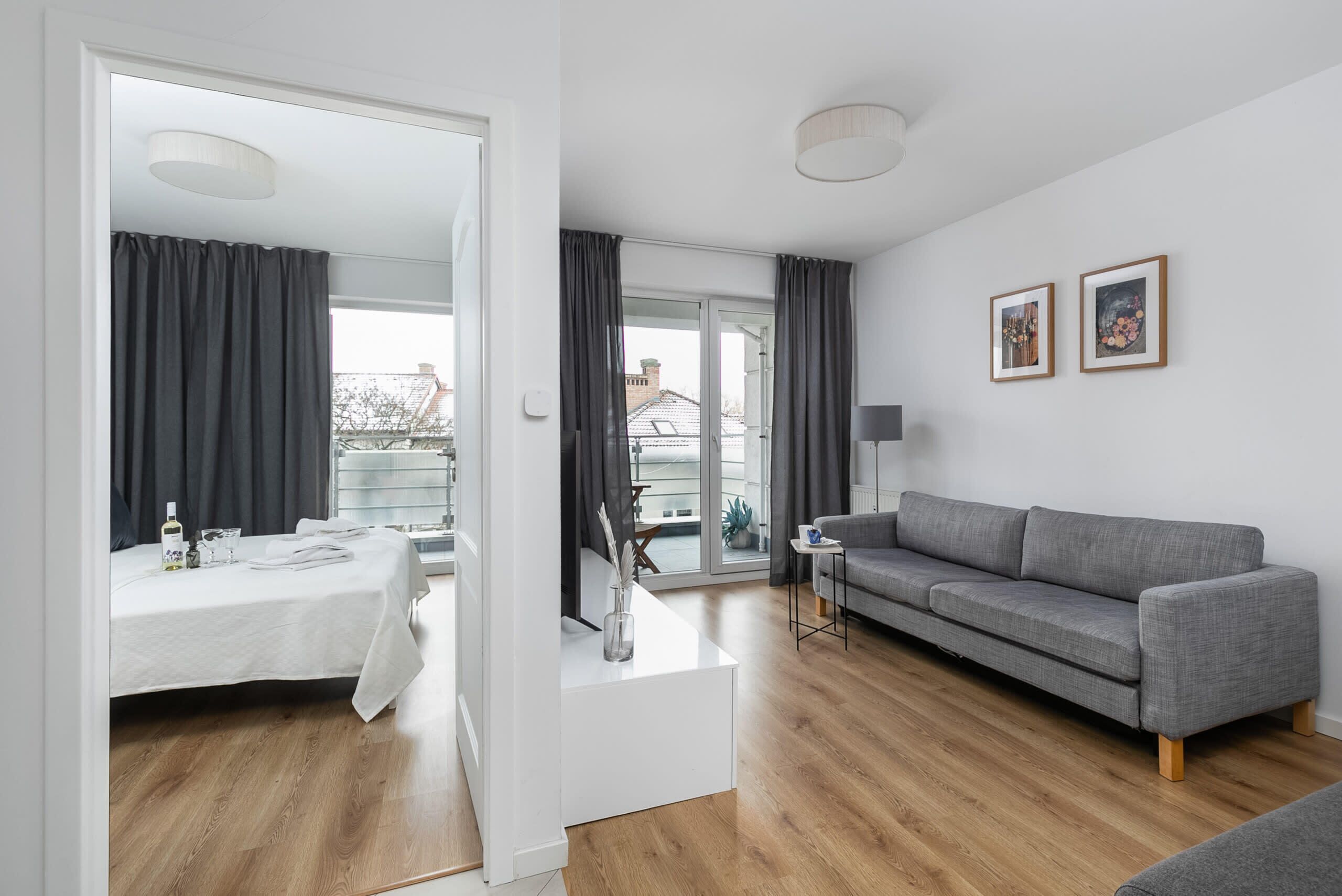 1 室のベッドルーム、アイロン / アイロン台、WiFi、ベッドシーツ