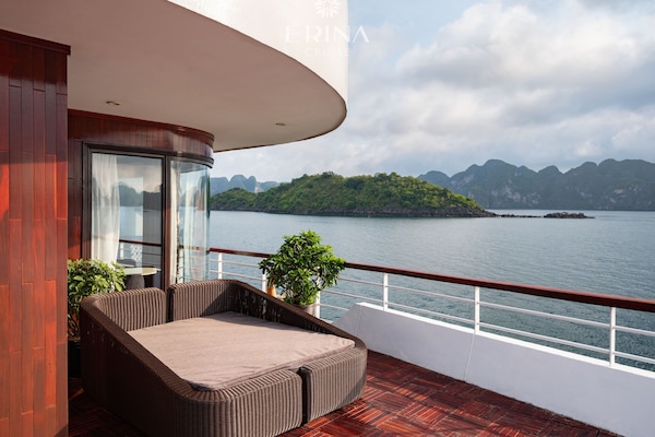 Presidentiële suite, uitzicht op zee | Balkon