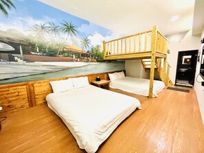 Habitación familiar | Wifi gratis y ropa de cama