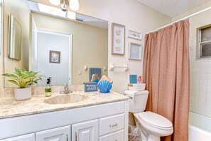 Hair dryer, towels