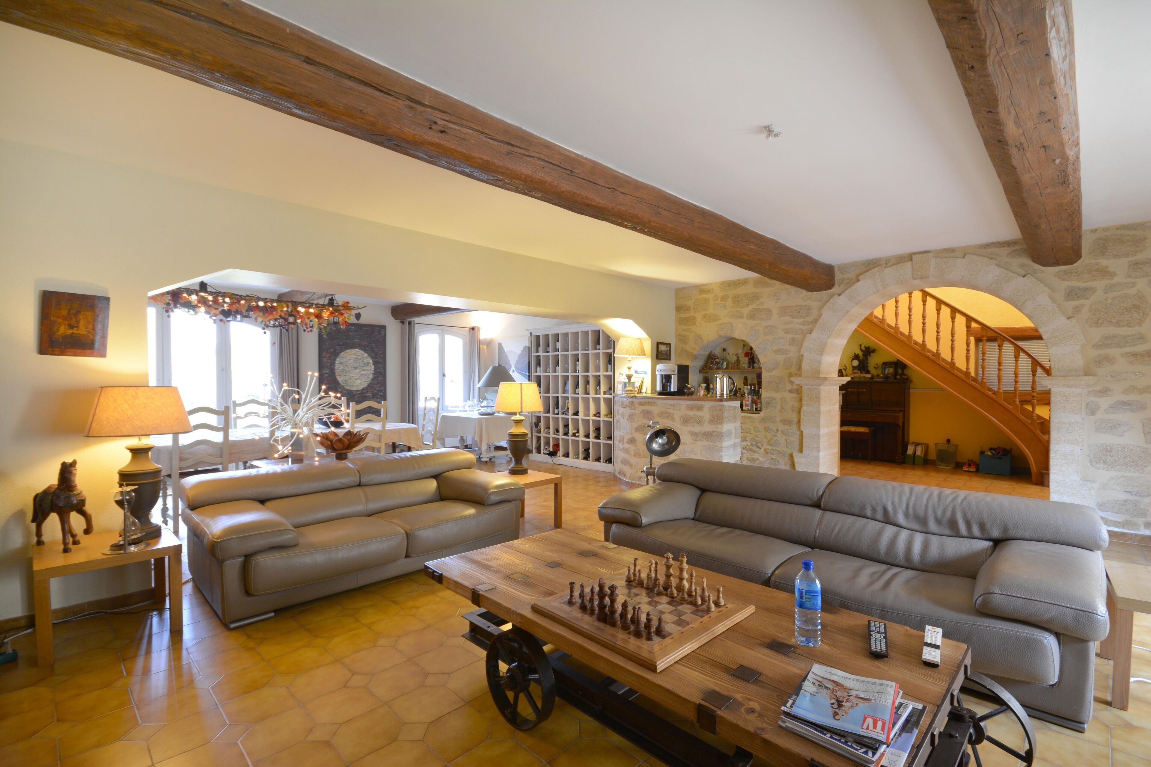 Smart TV, video games, DVD player, table tennis