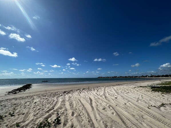On the beach
