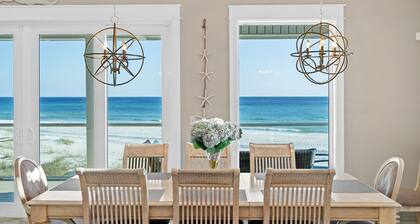 Luxury Gulf Front, Private Pool, 6-Seater Golf Cart