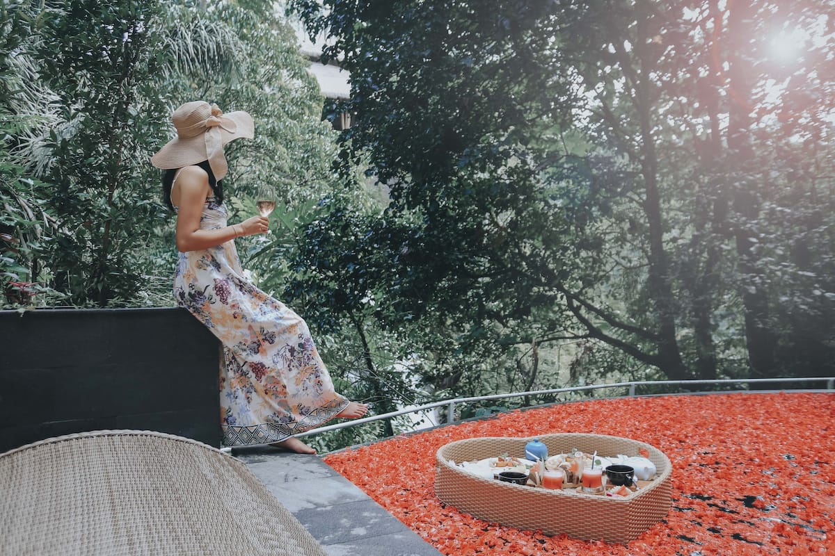 Vila premier, 1 cama Queen, vista para o rio | Piscina particular