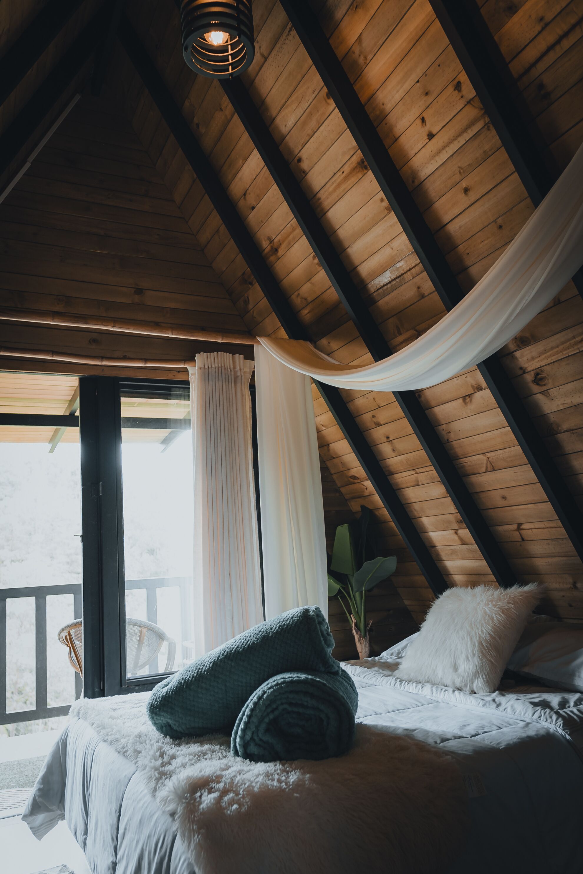 Cabaña Confort | Minibar, muebles diferentes, wifi gratis y ropa de cama 