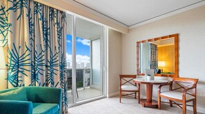 Living area - Beachfront Suite: Resort Amenities Included (Sunny Isles Beach)