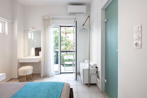 1 slaapkamer, een strijkplank/strijkijzer, reisbedje, wifi