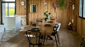 Dining - Chalet Pachamama - Pour 10 avec jacuzzi (Fleury)