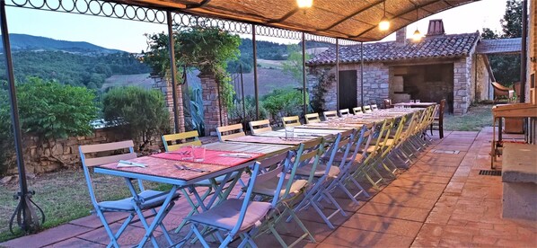 Restauration en plein air