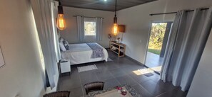 Chalet, 1 très grand lit, vue montagne, rez-de-chaussée | Literie de qualité supérieure, Wi-Fi gratuit, draps fournis