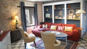 Fireplace, ping pong