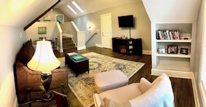 TV connectée, cheminée