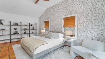 1 bedroom, iron/ironing board, travel crib, WiFi