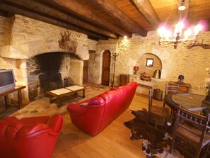 TV, fireplace, DVD player - Lovely Périgord holiday home in private forest (Besse)