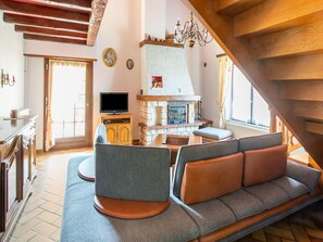 TV, fireplace, ping pong