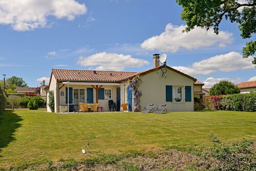Villa with garden near beautiful golf course