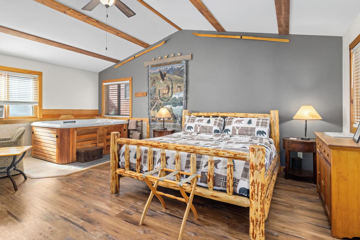 Cabaña romántica | Decoración personalizada y muebles diferentes