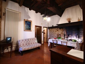 تلفزيون، مدفأة