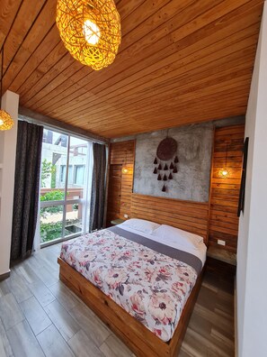 Comfort Double Room | Bathroom | Shower, towels, soap, shampoo - Sunset Bungalows (Tulum)
