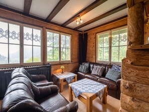 TV, DVD player - Ferienwohnung mit Talblick in Todtmoos (Todtmoos)