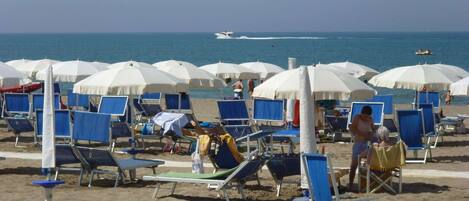 Vlak bij het strand