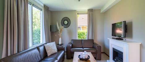 TV, DVD player, stereo