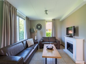 TV, DVD player, stereo