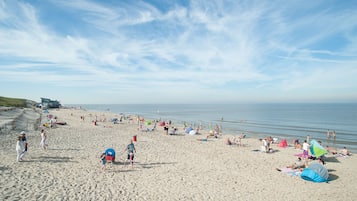 Vlak bij het strand