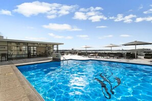 Indoor pool, a heated pool