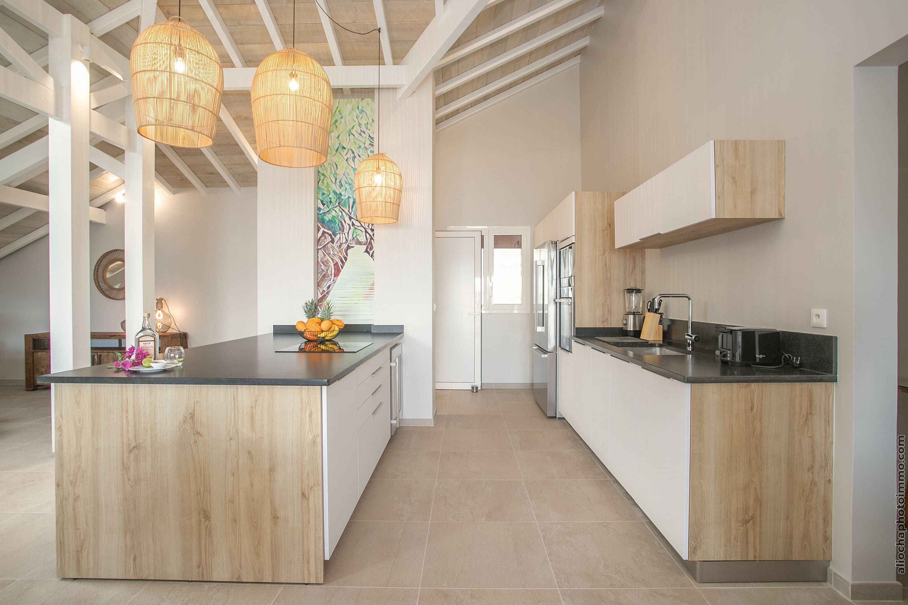 全景公寓 | 私人廚房 | 大型冰箱、微波爐、烤箱、爐台