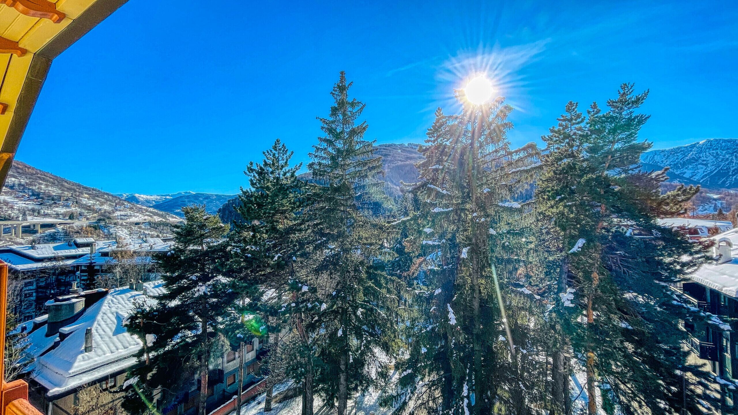 Utsikt fra overnattingsstedet