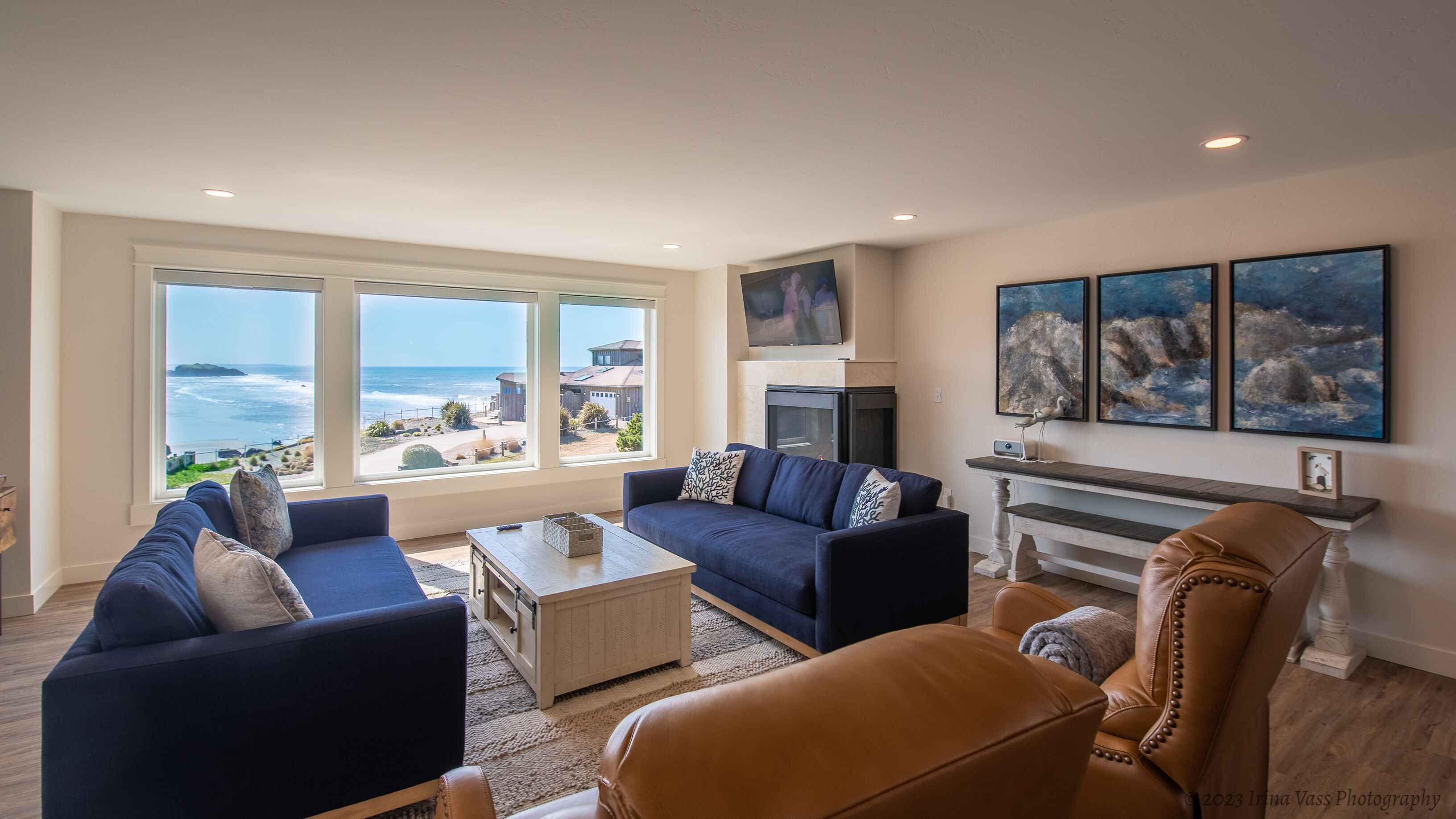 (New 2023) Luxury oceanfront home with spectacular twin beach views