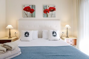 2 sovrum, värdeförvaringsskåp på rummet och strykjärn/strykbräda