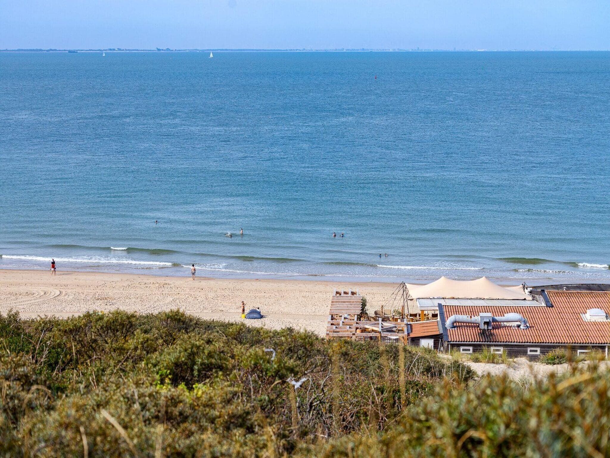 Vlak bij het strand