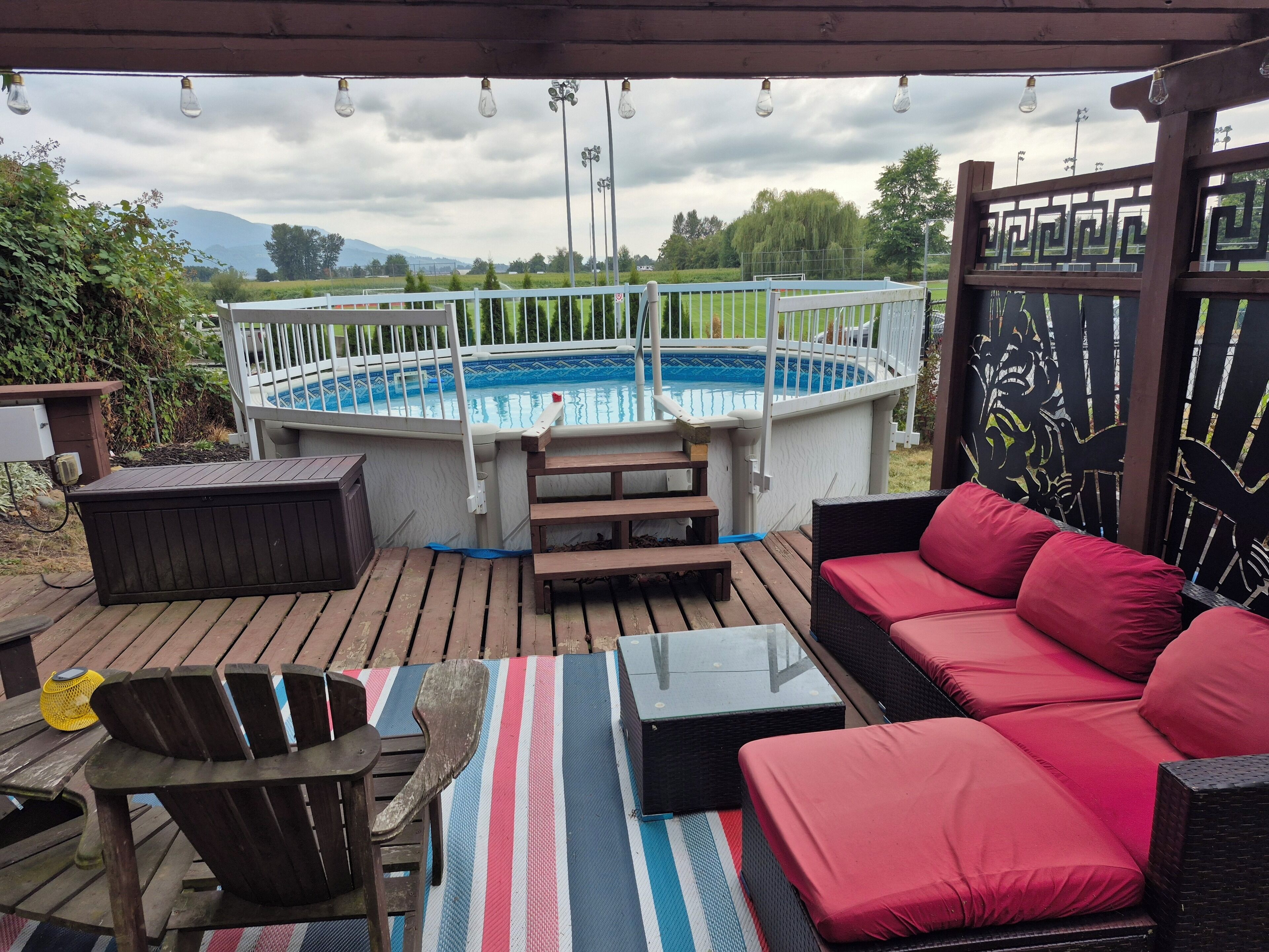 Bain à remous extérieur