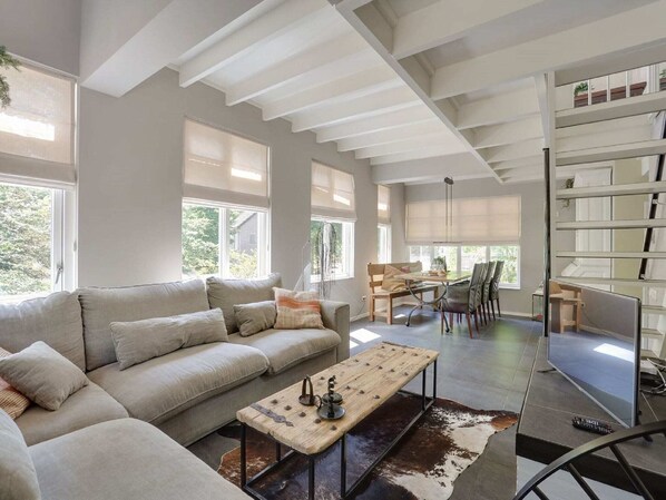 TV, fireplace, DVD player