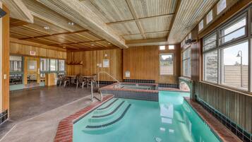 Indoor pool, a heated pool