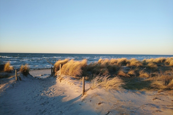 Una spiaggia nelle vicinanze