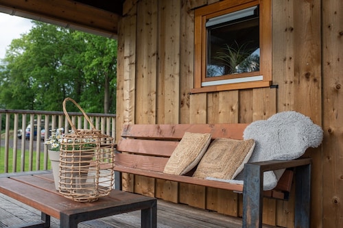 Lodge in Drenthe with Scenic Veranda