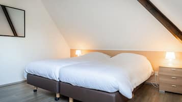 2 slaapkamers, een strijkplank/strijkijzer, wifi